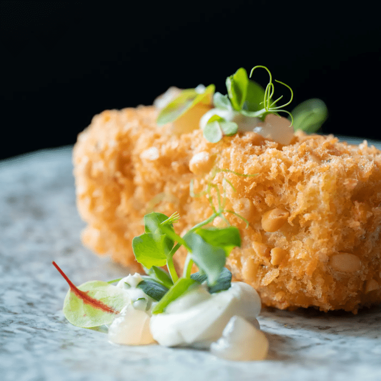Fried Pasta Cake