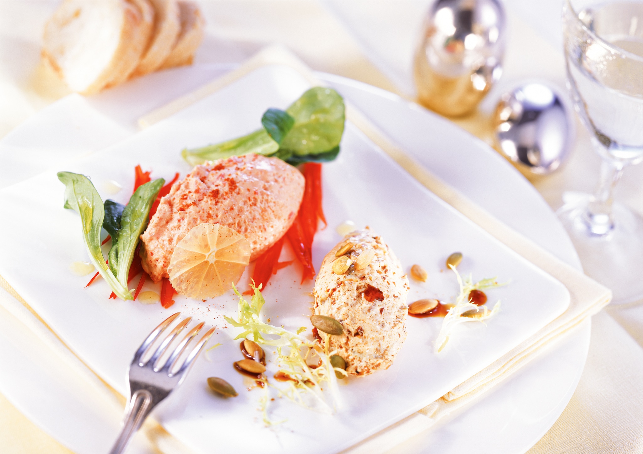 Mousse vom roten Paprika Kuerbismousse NEU